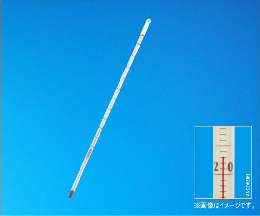Red liquid rod thermometer 0-150℃ (1℃) Fully immersed 1-23-8 1 piece