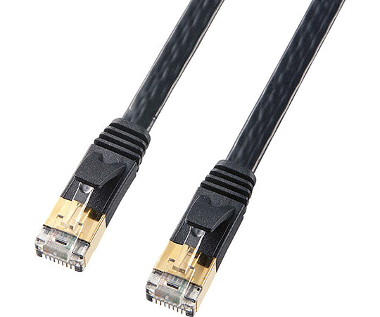 Category 7 flat LAN cable KB-FL7-10BKN 1 piece