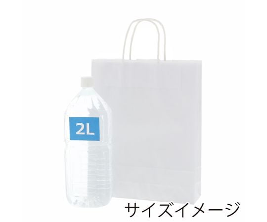 手提げ紙袋　25チャームバッグ　MS1　晒白無地　50枚　003276011 1パック(50枚入)