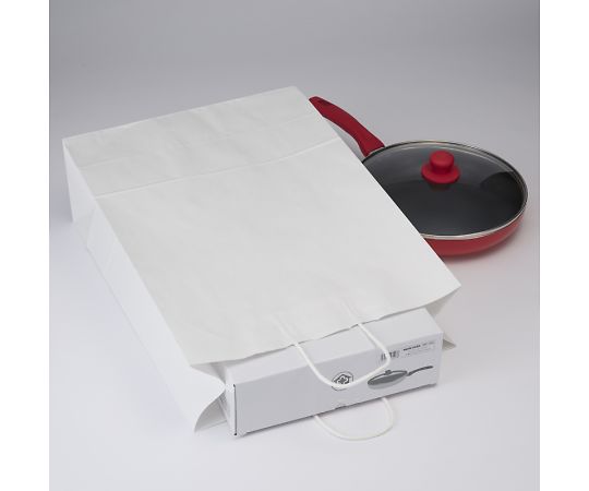 Paper Bags for Carrying 25 Charm Bags, Custom Size, Bleached White Plain, 50 Bags, 003280411, 1 Pack (50 Bags)