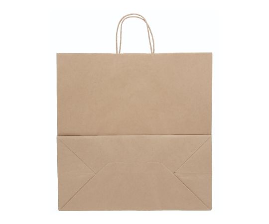 手提げ紙袋　25チャームバッグ　45-1　未晒無地　50枚　003296000 1パック(50枚入)