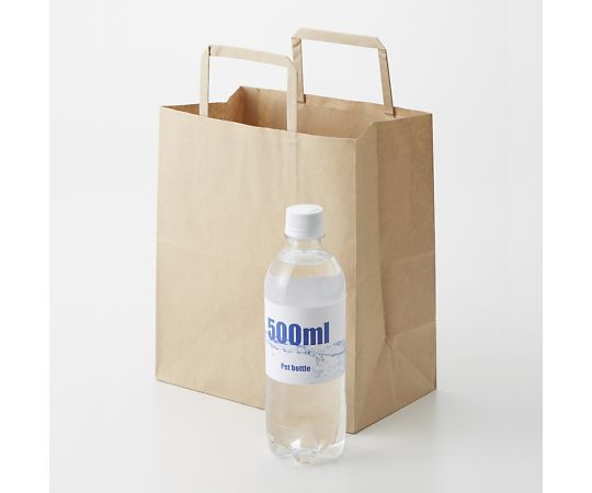 Paper Bags for Carrying 25 Charm Bags, Flat, S2, Unbleached, Plain, 50 Bags, 003263601, 1 Pack (50 Bags)