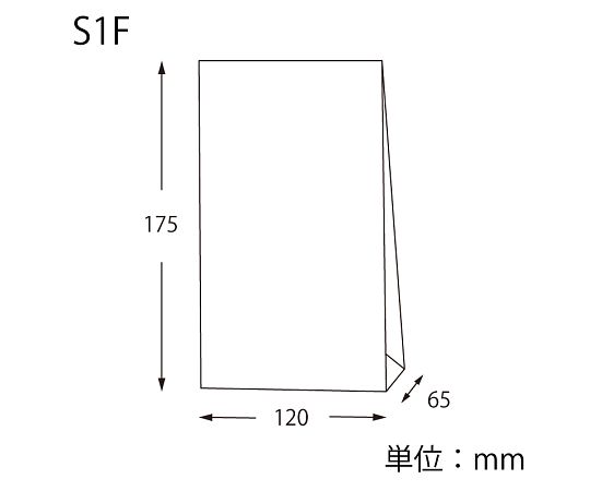角底袋　ファンシーバッグ　S1F　エコデュオWH　50枚　003096710 1パック(50枚入)