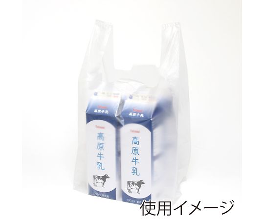 Plastic Shopping Bags EF Hand Hyper L Natural 100 pieces 006645924 1 pack (100 pieces)