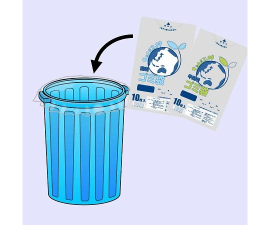 Garbage Bag LD Transparent 035 90L 10 pieces 006604830 1 pack (10 pieces)