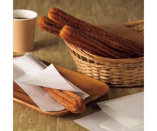 Churros bag, plain white, 100 pieces, 004738284, 1 bag (100 pieces)