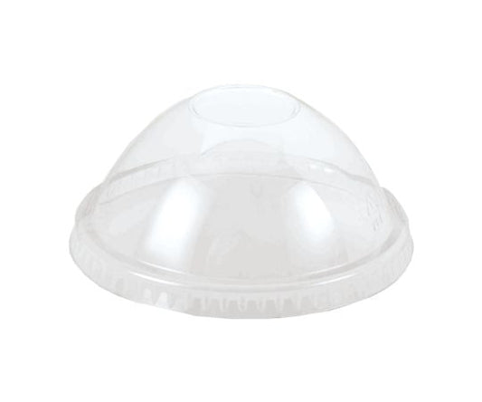 Transparent Cup A-PET Dome Lid for 14, 16, and 20 oz. No Holes Transparent 50 Pieces 004525014 1 Pack (50 Pieces)