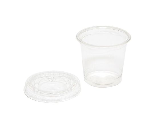 Transparent Cup A-PET 1oz Lid Set Transparent 50 Sets 004525000 1 Pack (50 Sets)