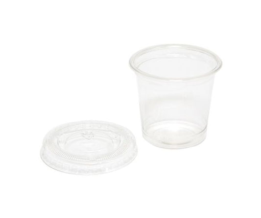 Transparent Cup A-PET 1oz Lid Set Transparent 50 Sets 004525000 1 Pack (50 Sets)
