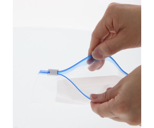 フリーザーバッグ　スライダー式　S　底マチ付　40枚　004749001 1箱(40枚入)