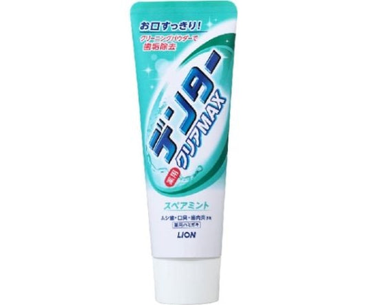 Dental Clear MAX Lion Spearmint Vertical Type 140g 1 bottle