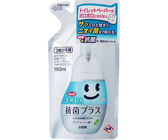 Look Mamepika Antibacterial Plus Toilet Wipe Cleaner Refill 190ml 1 piece