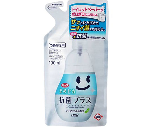 ルックまめピカ　抗菌プラス　トイレのふき取りクリーナー　つめかえ用　190ML 1個