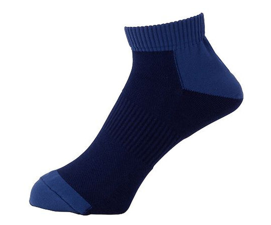 Safety Shoes Socks, Strong Fit Socks, Short Type, Navy, TFS-02-NVNV, 1 Pair