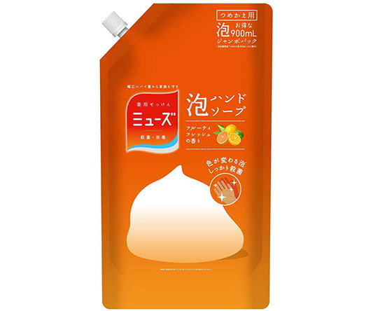 泡ミューズ　フルーティフレッシュ　ジャンボ　詰替　900mL 1個