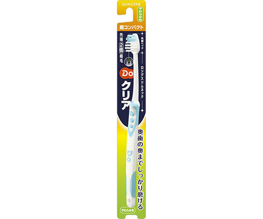 Do Clear Toothbrush Ultra Compact Soft 1 piece