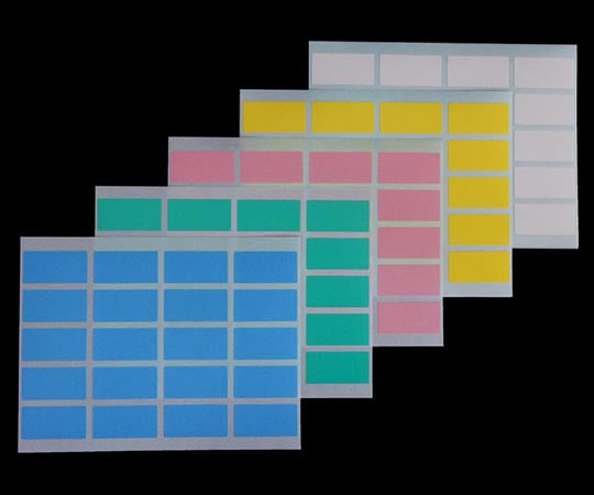 Pastel color labels, sheet type, 5-color mix, MPCL1530SM, 1 bag (5 colors x 40 sheets)