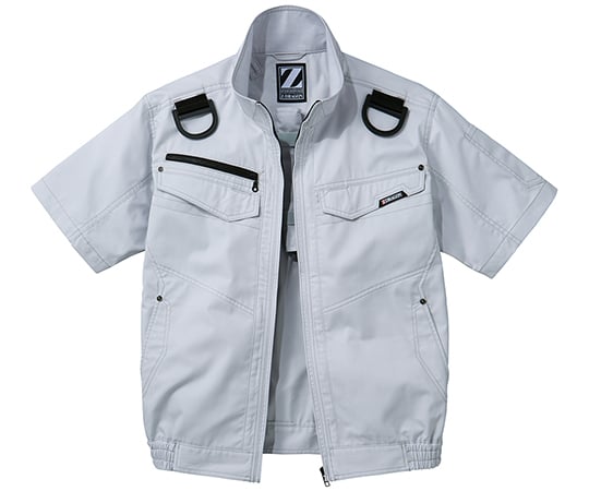 空調服半袖ブルゾン　シルバー　L　74130 1枚
