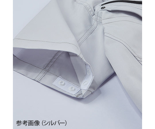 空調服半袖ブルゾン　シルバー　L　74130 1枚