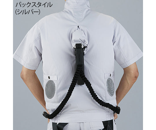 空調服半袖ブルゾン　シルバー　L　74130 1枚