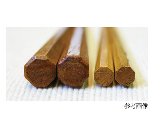 Extra thick octagonal wooden chopsticks, chestnut, 24.5 YZ714-1, 1 piece
