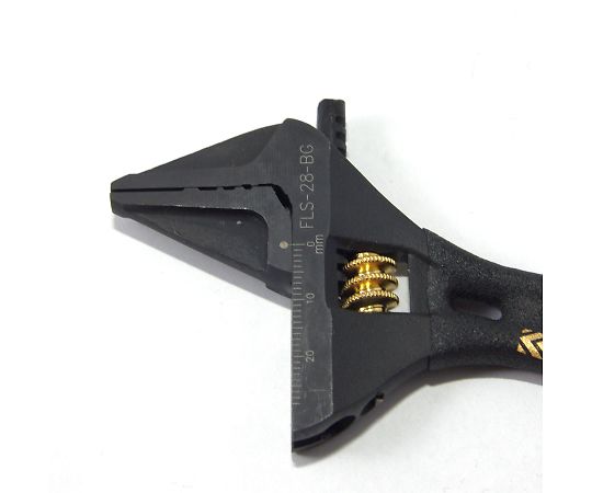 라이트 쇼트 원숭이(흑금·그립 첨부) 118 mm FLS-28-BG 1개