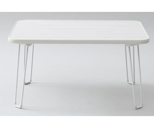 折りたたみローテーブル　ホワイト（木目）　MLT-6045(GWH) 1台