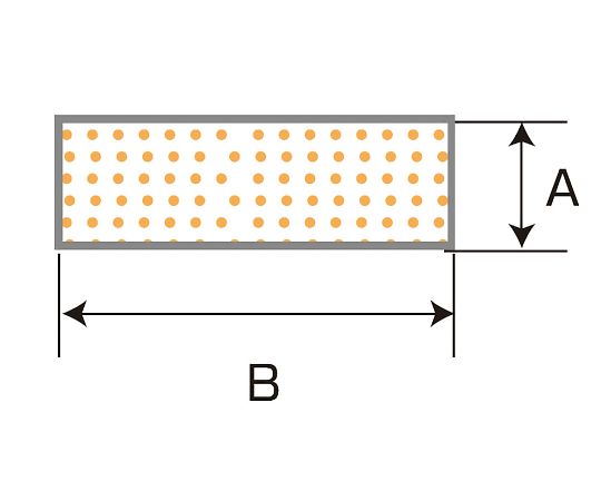 シリコンスポンジ角紐　3mm×30mm　3m　SH3-30-3 1本