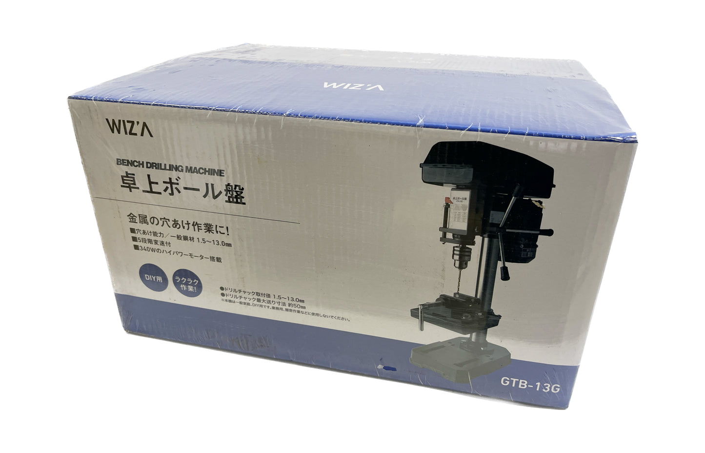 WIZA Bench Drilling Machine Drilling Capacity (General Steel 1.5~13mm) 5-speed variable speed GTB-13G 1 unit