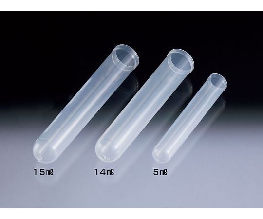 Econo Plastic Test Tubes φ12×75 (500 Tubes) 26471 1 Set (500 Tubes)