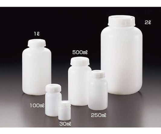 PE広口瓶　50mL　目盛・中栓無し　02082 1本