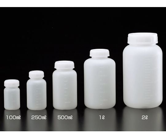 샘플러® 플로로 배리어 PE 병 광구(불소화 폴리에틸렌 병 광구) 250mL 20416 1개