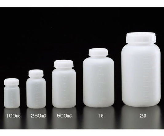 샘플러® 플로로 배리어 PE 병 광구(불소화 폴리에틸렌 병 광구) 250mL 20416 1개