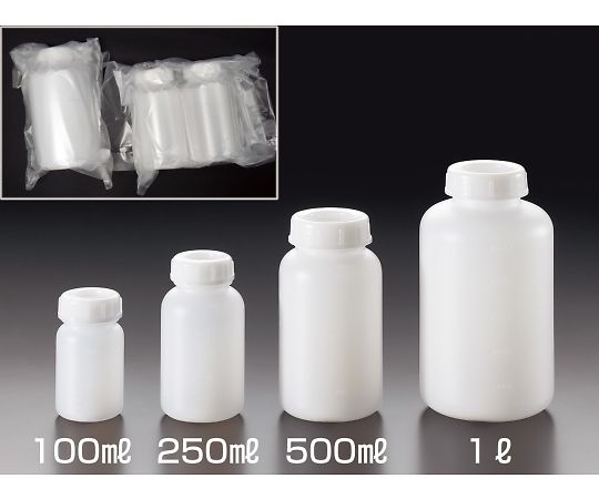 クリーンパックPEボトル（広口）　1L（1本/組）　06679 1本/組