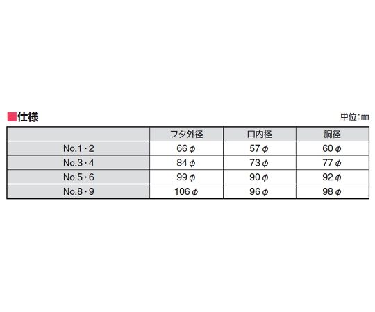 샘플러® 용기 No.1・105mL 02150 1개