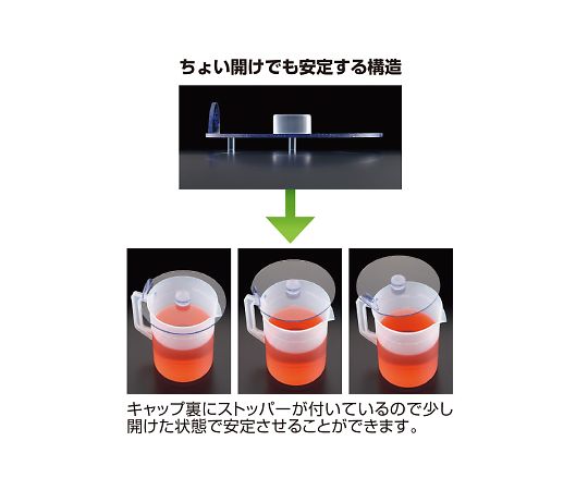 自立するビーカーキャップ　5L用　27989 1個