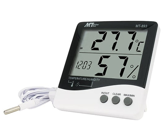 디지털 데카 문자 온습도계(IN/OUT) MT-893 1개