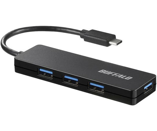 USB3.1（Gen1）　Type-C　4ポート　バスパワーハブ　ブラック　BSH4U120C1BK 1個