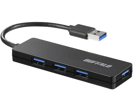 USB3.0　4ポート　バスパワーハブ　ブラック　BSH4U120U3BK 1個