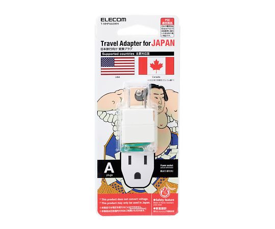Japan conversion plug Type A White T-NHPAA3WH 1 piece