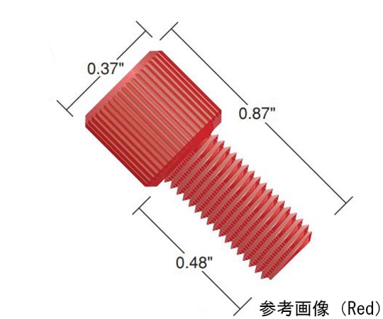 Flangeless Nut Black Delrin for 1/8", 1.8mm, 2.0mm, 2.5mm, 3.0mm OD tubing(10pk) P-301X 1 set (10 pieces)