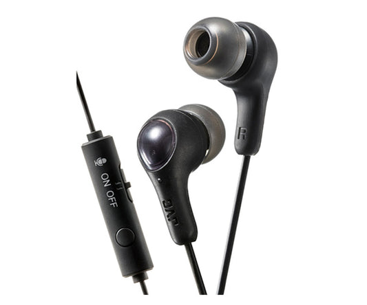 마이크 부착 이너 헤드폰(블랙) HA-FX7G-B 1개