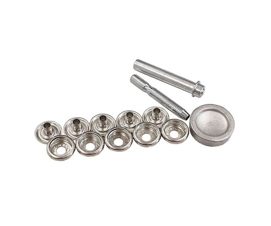 Snap fasteners for earth wire connection (5 sets) and installation tool set 3090 1 set (5 sets)