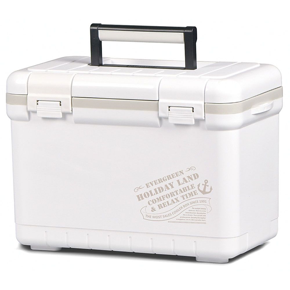 Holiday Land Cooler White 11H 1pc