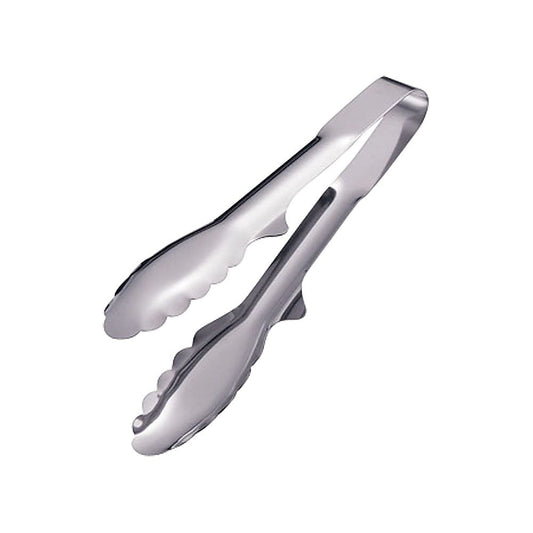 Stainless steel super tongs 18cm x 1