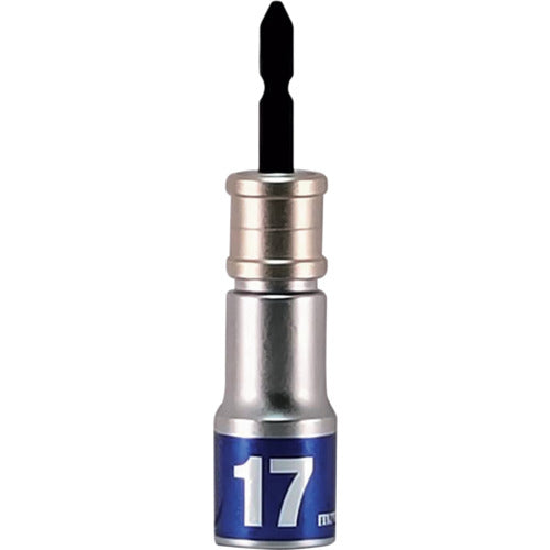 MUSTTOOL 축 교환식 낙하 방지 소켓 12각 삽입 6.35x대변 17mm×전체 길이 105mm RBS17C-12K 19941 1개