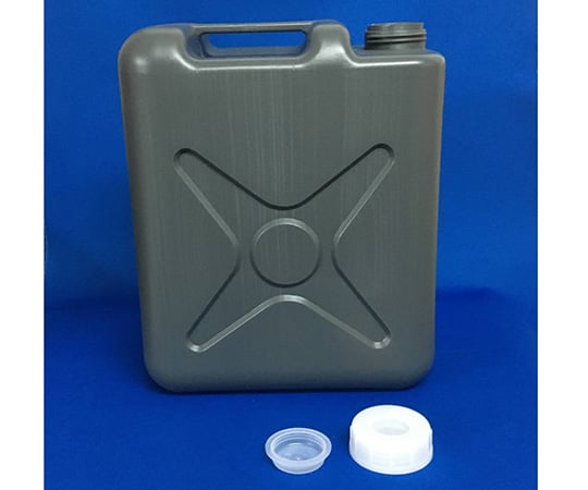 Polyethylene square container 5L gray set of 5 PK5000G-5 1 set (5 pieces)