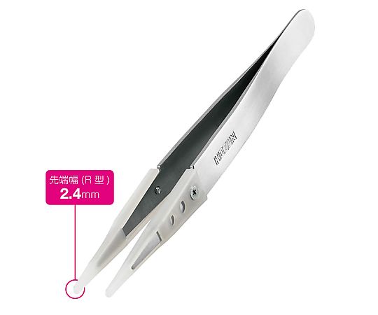 非粘着チップピンセット　白　P-643-N 1個