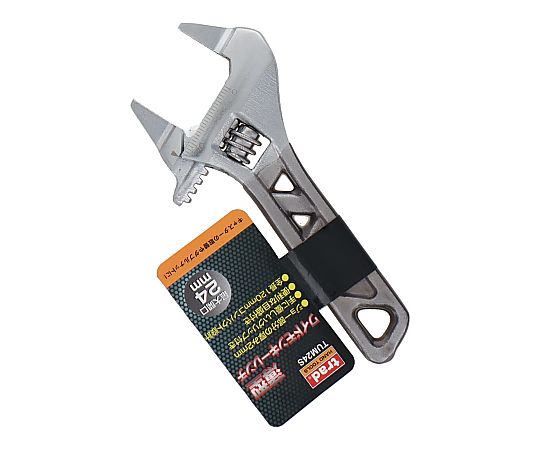 TRAD　薄型ワイドモンキーレンチ　スモーク　TUM24S 1個