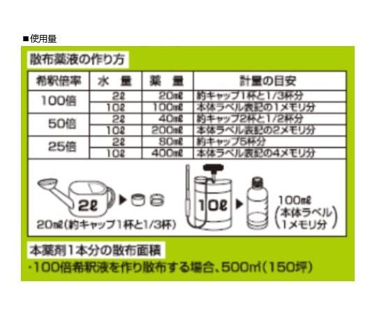 根まで枯らす除草剤　500ML 1本